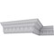 Ekena Millwork 7 1/4"H x 5"P x 8 5/8"F x 94 1/2"L, (2 3/4" Repeat), Nouveau with Bead Crown Moulding MLD07X05X08NO - alternate 9